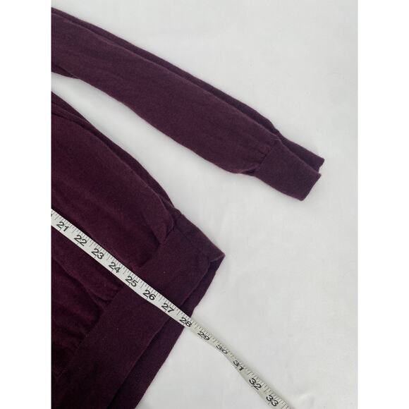 Joseph Abboud 100% Merino Wool V-neck Sweater Red Maroon Modern Fit XL - Picture 8 of 8